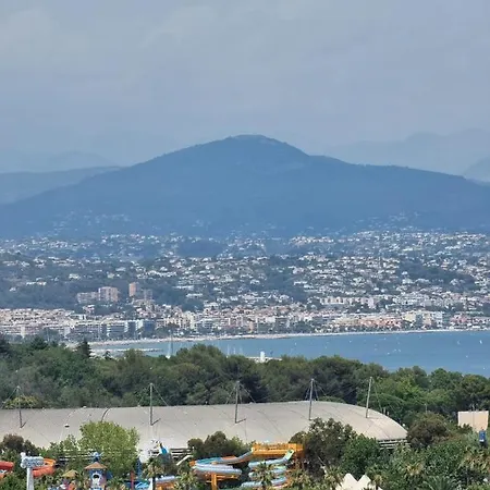 Luxury Appartement Vue Mer Panoramique Antibes Exterior foto