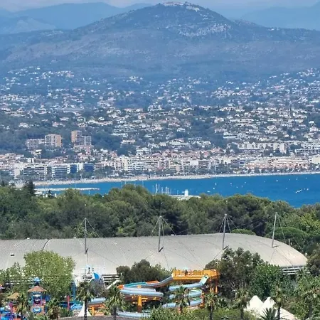 Luxury Appartement Vue Mer Panoramique Antibes Exterior foto